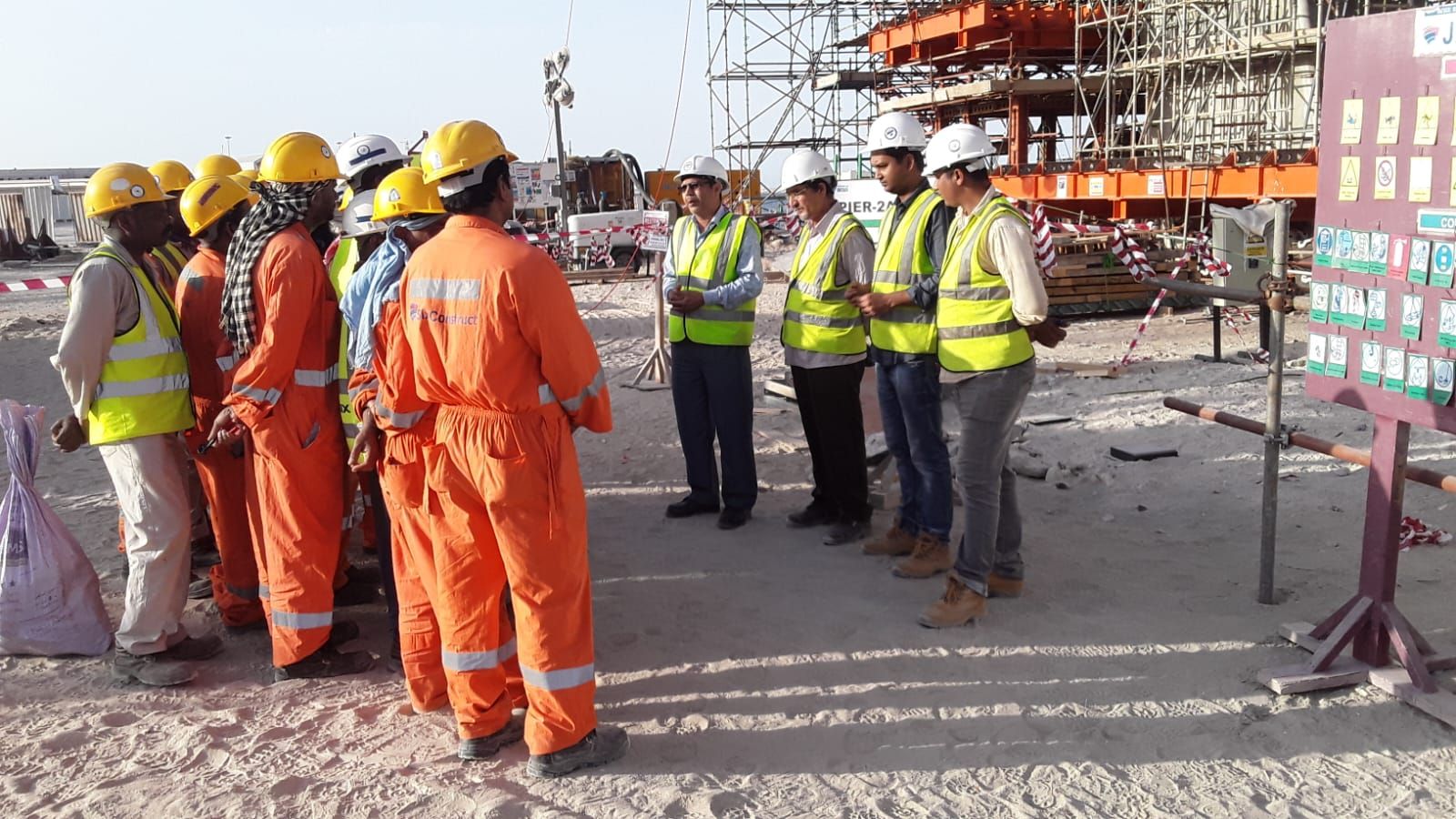 A thriving project is the result of the hard work and determination of skilled workers!